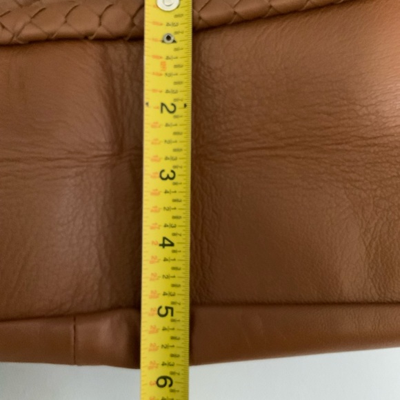 Giorgia Milani Made In Italy Italian Soft Lightweight Leather tote bag, Brown. - Picture 7 of 9